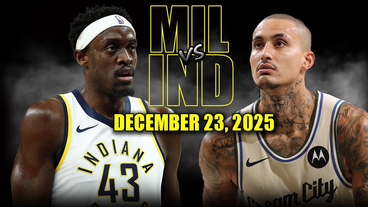Milwaukee Bucks vs Indiana Pacers Full Game Highlights &ndash; December 23, 2025 | NBA Season