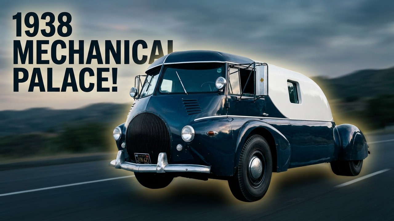 Автодом Vagabond 1938 года выпуска, колесная база 30 футов: роскошный автодом довоенной эпохи 🏛️