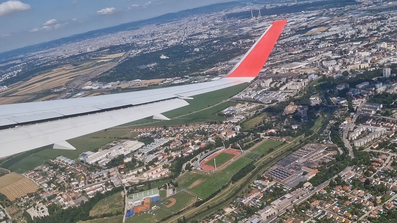 Austrian 767 300 Takeoff From Vienna International Airport 