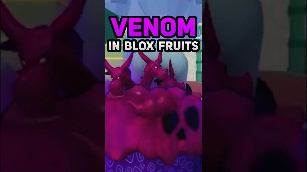 i Ate the VENOM FRUIT to Defeat THE SPOT in Blox Fruits ROBLOX #shorts