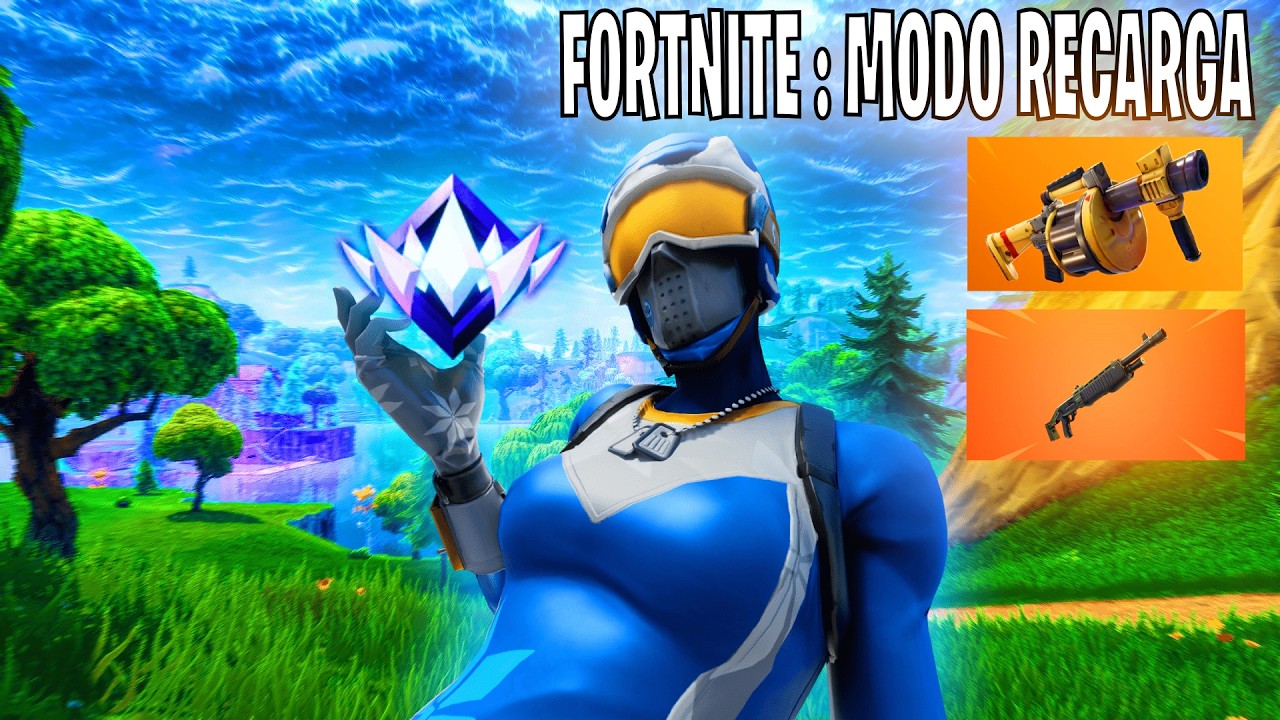 ¡SUBIENDO A UNREAL en Modo Recarga!⚡- [ Fortnite Modo Recarga Gameplay ]  🚀