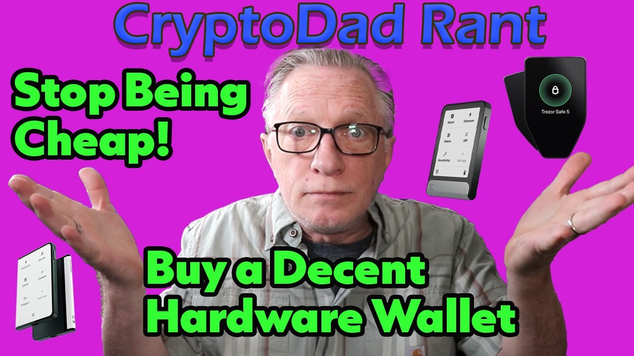 Stop Being Cheap: Secure Your Crypto the Right Way | The CryptoDad Rant!