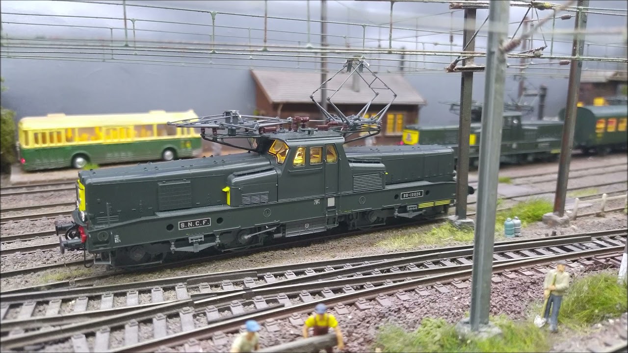 Modélisme Ferroviaire Trains Miniatures SNCF BB 12026 ESU LokSound Jouef HJ 2339 S