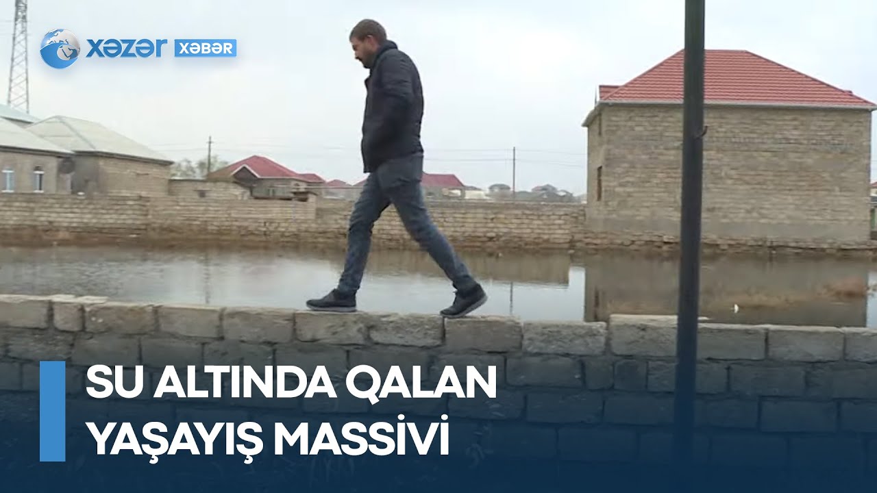 Su altında qalan yaşayış massivi - ərazidə niyə kanalizasiya sistemi yoxdur?