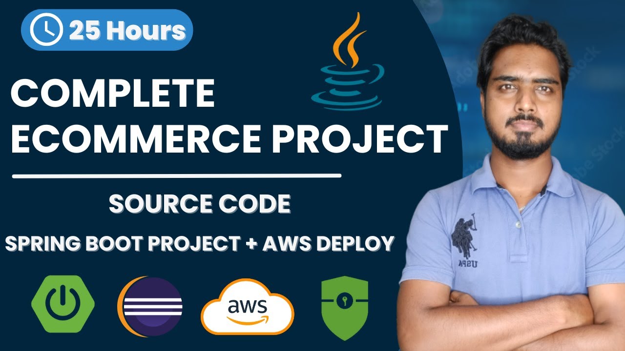 🔥Complete Ecommerce Spring Boot Project with Aws Deployment in one Video| Spring Boot Project