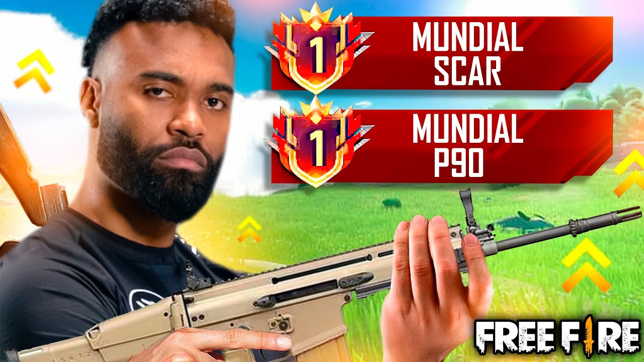 6 ANOS E NUNCA FIZ ISSO! TOP GLOBAL COM DUAS ARMAS NO FREE FIRE NO DESAFIANTE!