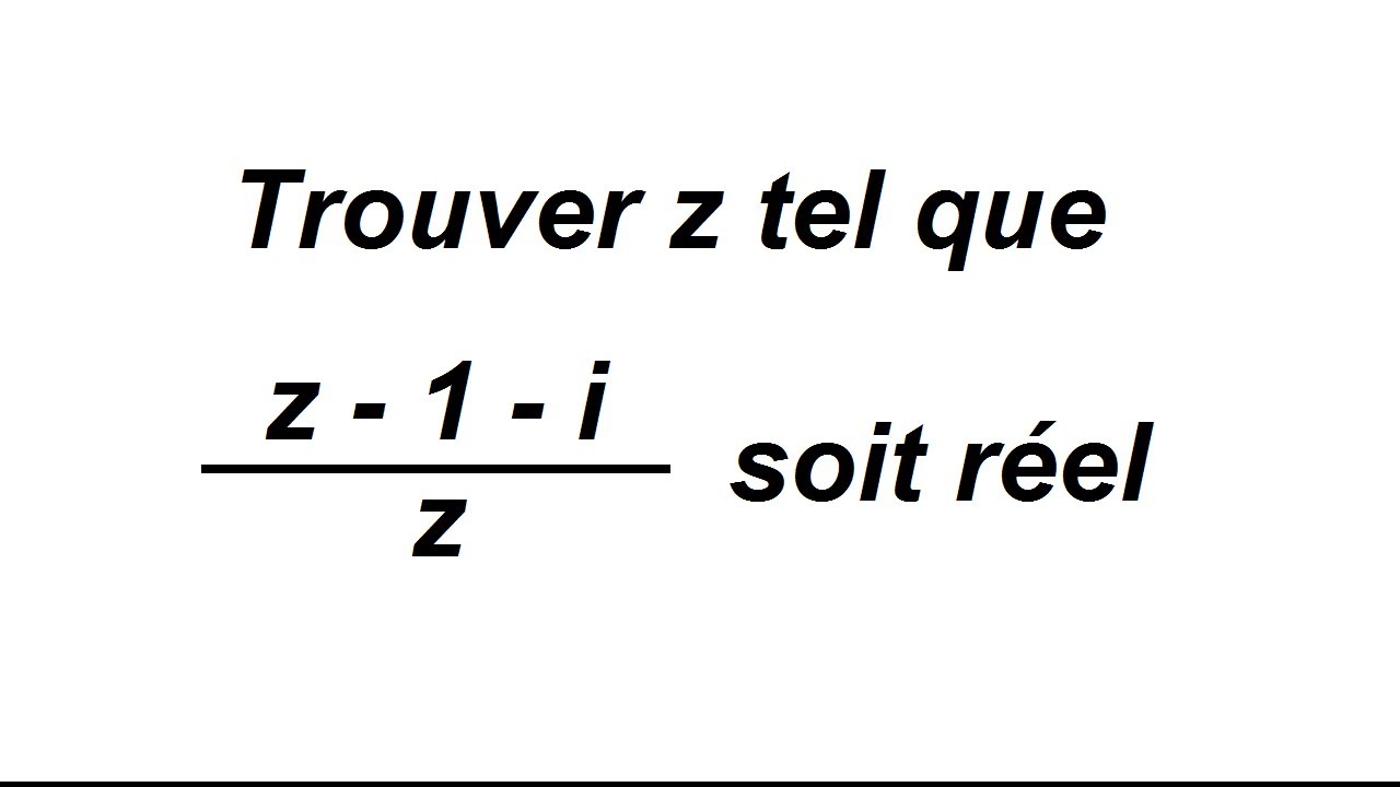Ensemble de points avec des complexes - partie 1