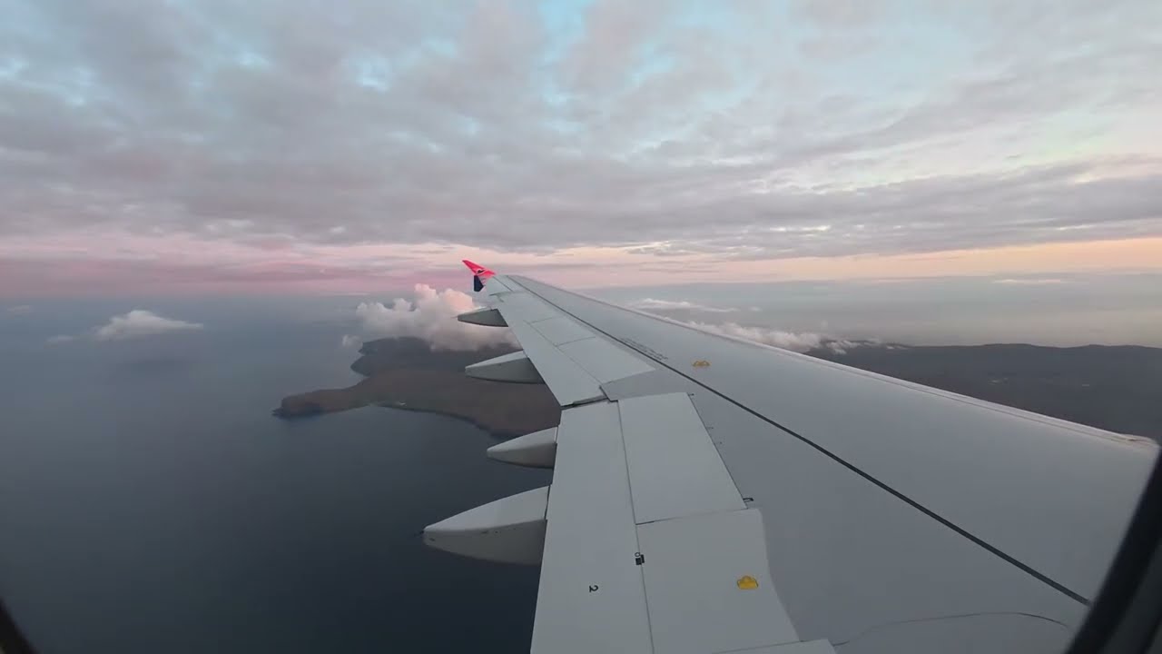 Flying Atlantic Airways from Copenhagen to Vagar