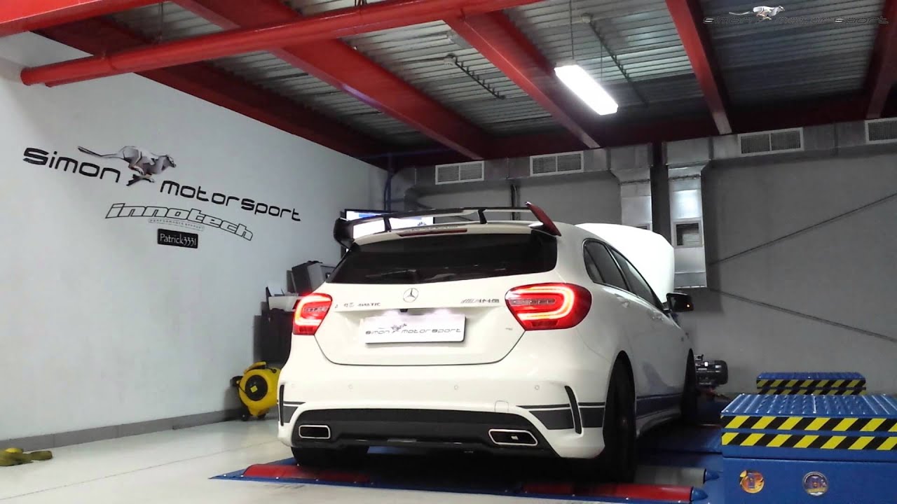 A45 AMG Edition 1 with full iPE Exhaust (innotech) by SimonMotorSport Dubai
