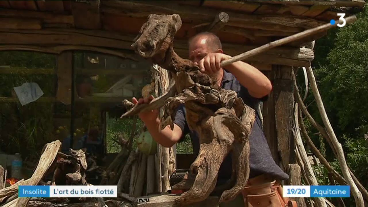 Un bestiaire en bois flotté à Saint-Androny