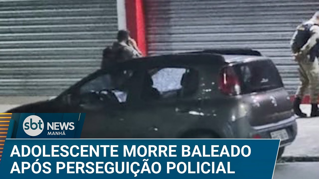Perseguição na Grande BH termina com adolescente morto | #SBTNews Manhã (10/01/25)