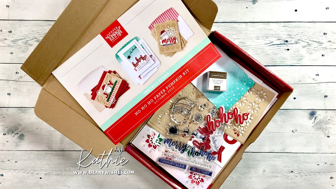Paper Pumpkin October 2022 Kit Ho Ho Ho Unboxing