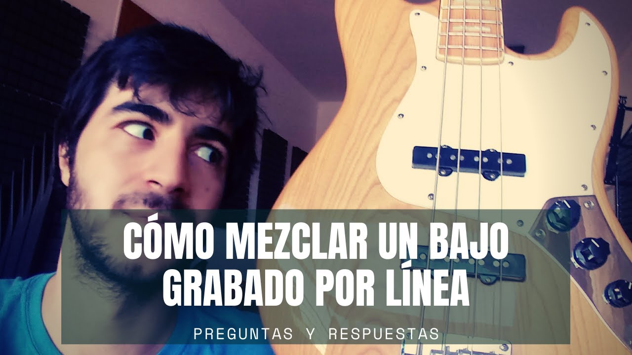 Cómo mezclar un Bajo grabado por línea?