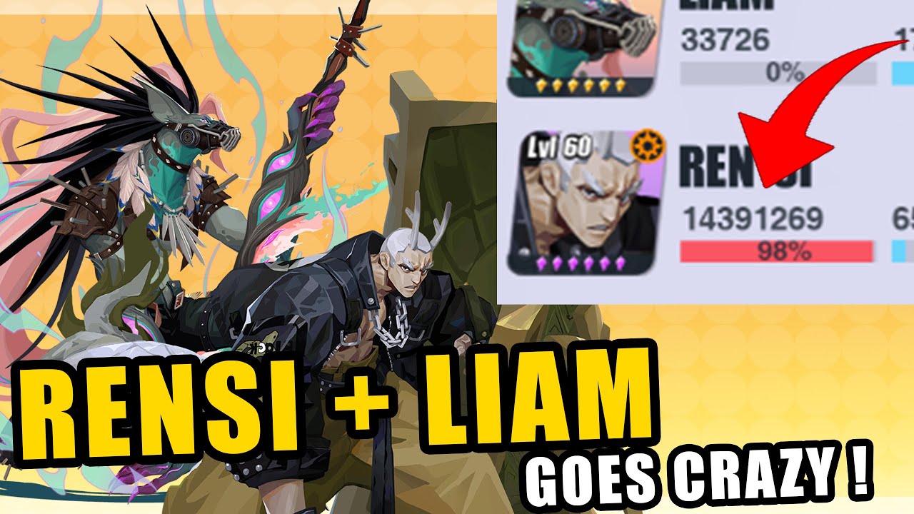 LIAM + RENSI OP ! EASY 14 MIL DMG FROM THEM  | FALSETTO FANTASY | DISLYTE