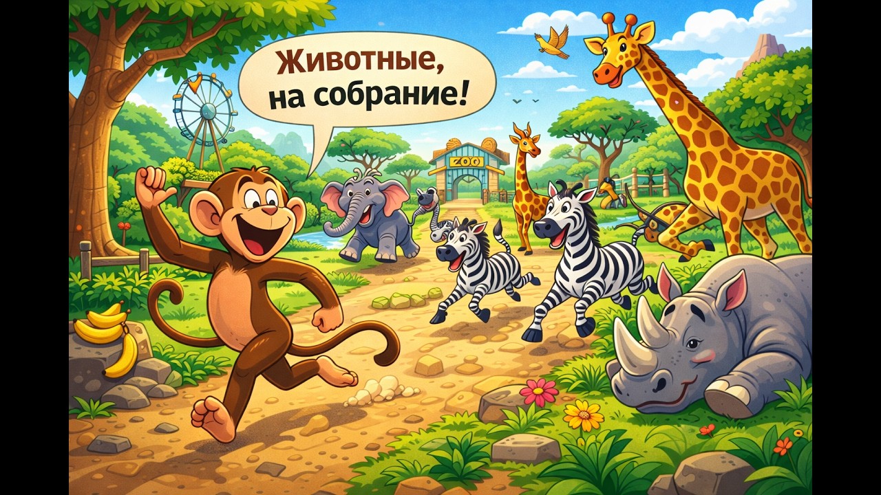 Глава 1 | Экстренное собрание! Самый лучший зоопарк