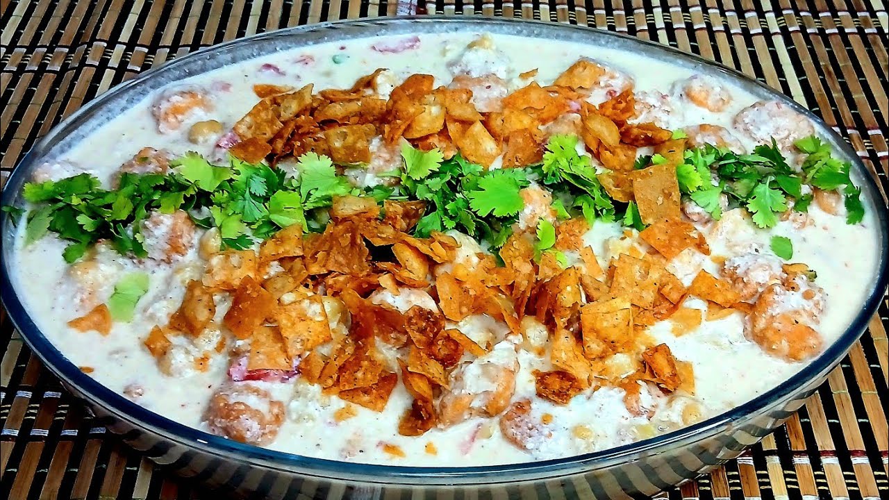 Dahi Phulki With Chana Chaat Fusion 😛🔥 Street Style Chaat Recipe By Food Flourish