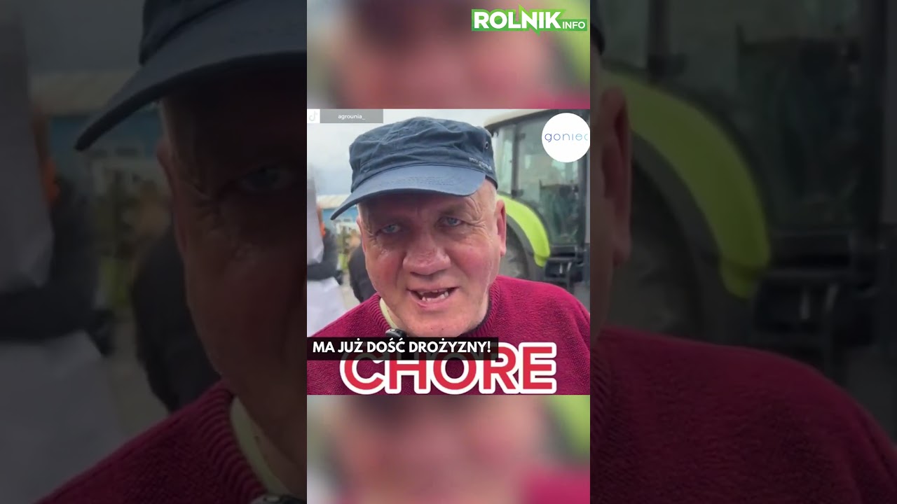 WŚCIEKŁY ROLNIK NIE WYTRZYMAŁ 