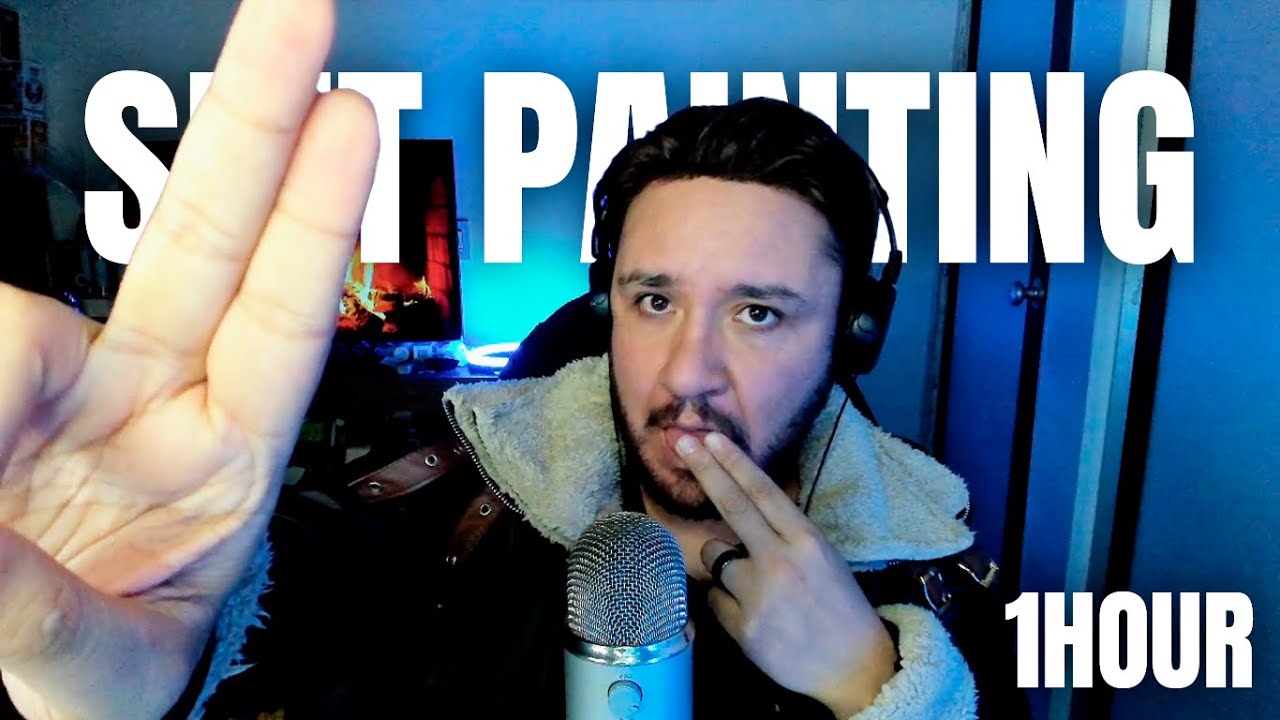 asmr | 1 Hour of Spit Painting | At minute 20:24 you were already asleep