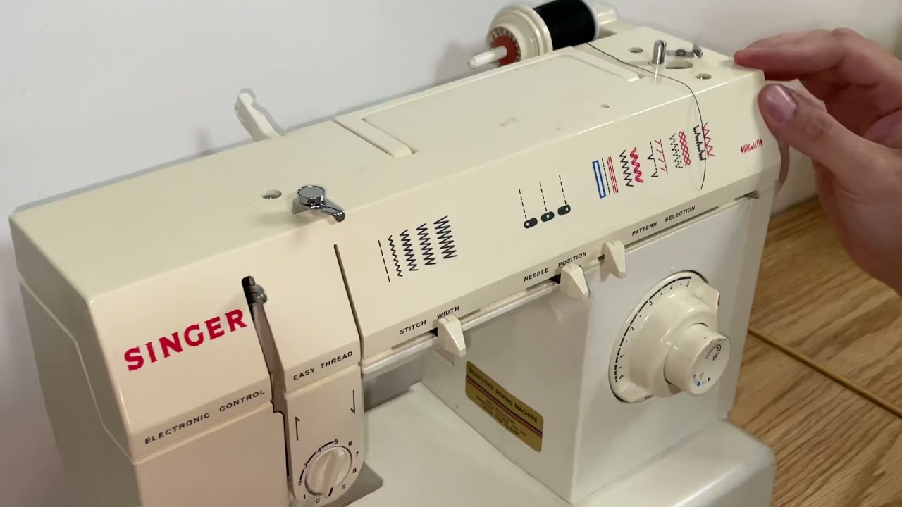 Singer 5830C Sewing Machine: Threading The Needle