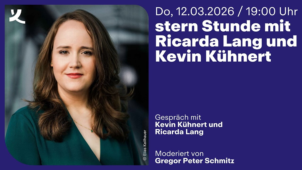 stern Stunde mit Ricarda Lang und Kevin Kühnert (2026)