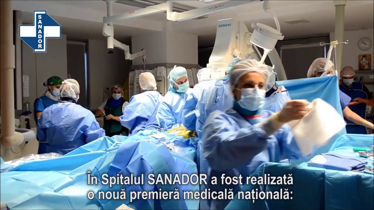 Premieră medicală națională SANADOR a realizat primul TAVI transapical cu valvă aortică Jena