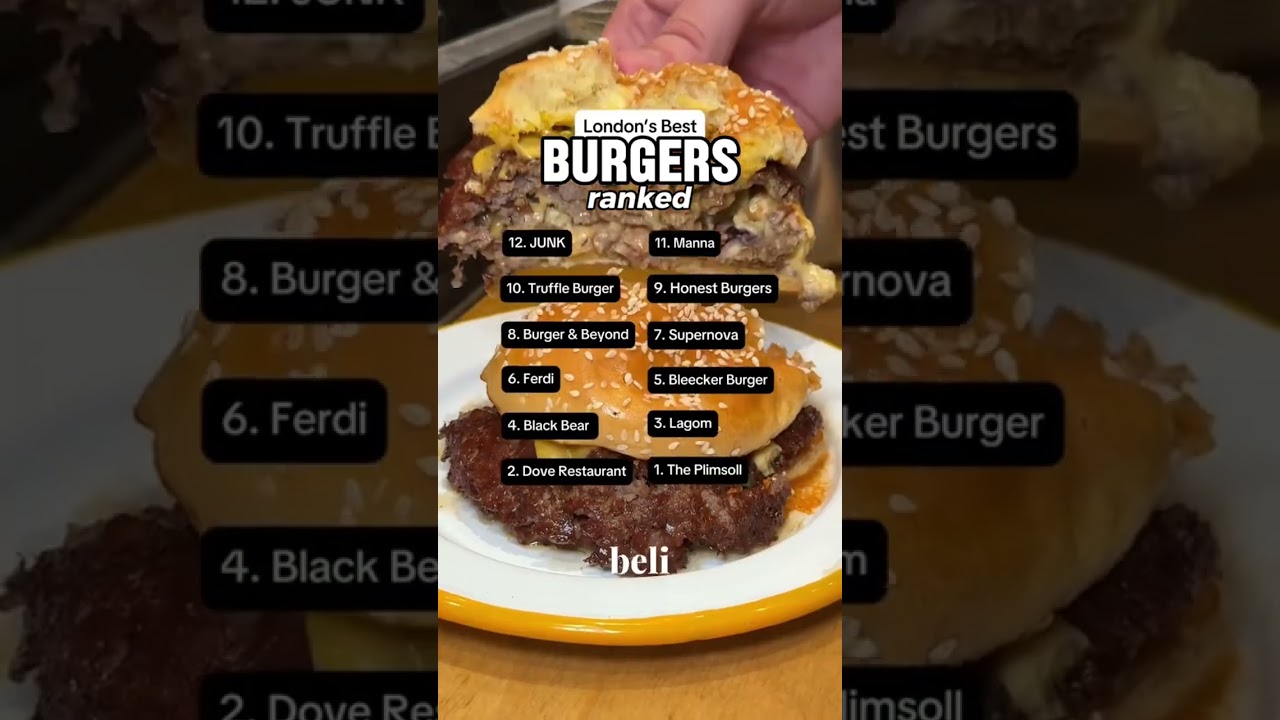 MUST-TRY BURGERS IN LONDON?