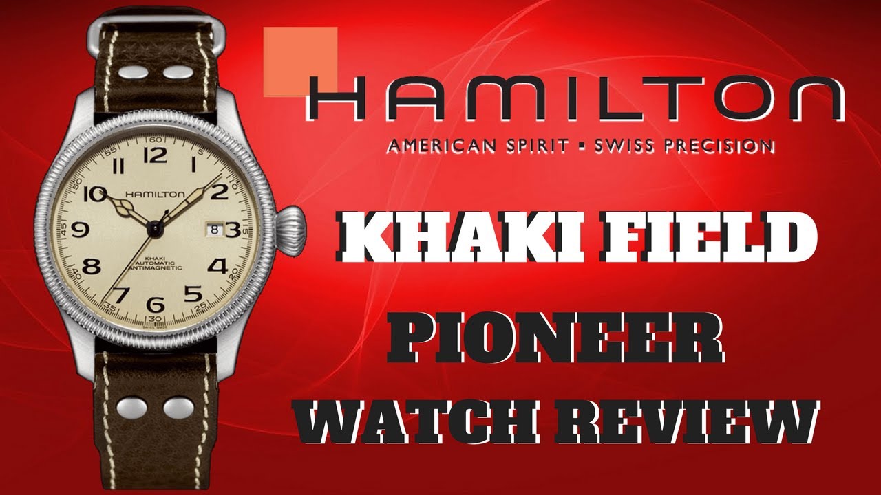 Hamilton Khaki Field Pioneer Men's Watch Review Model: H60455593  (4K)