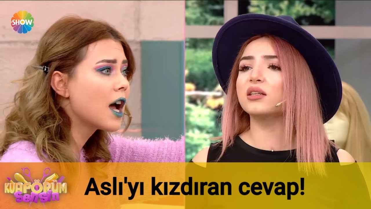Aslı'yı kızdıran cevap!