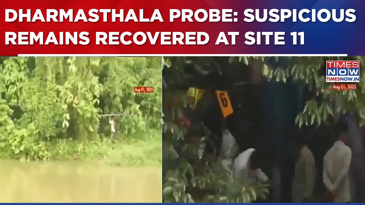 Dharmasthala Mass Burial Probe: SIT Recovers Shocking Evidence From Site 11 During Investigation
