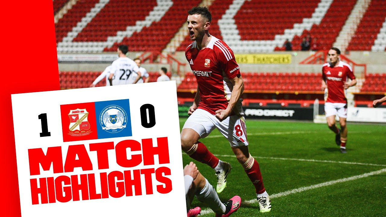 Extended Highlights: Swindon Town 1-0 Peterborough United