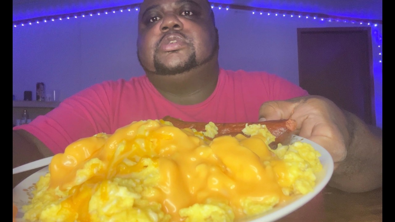 Extra Cheesy Eggs With Sausage