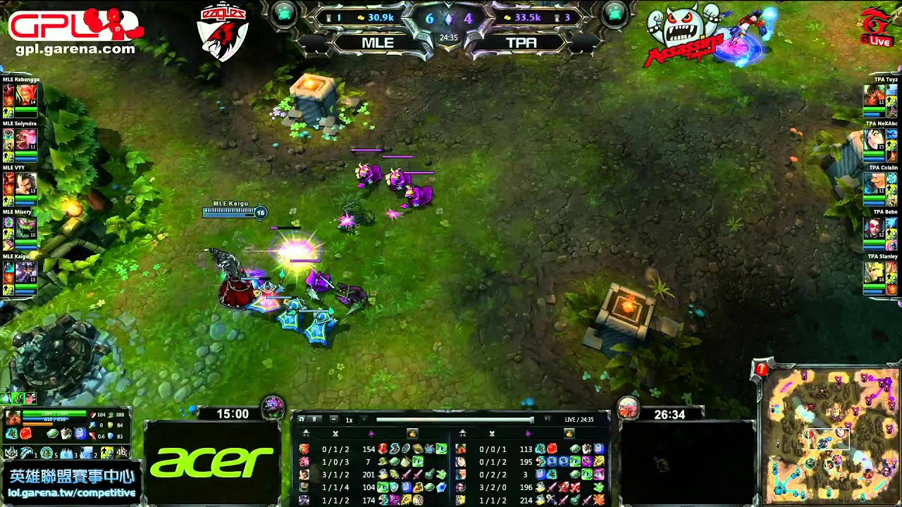 GPL 超級聯賽 第一季 例行賽 #18 MLE vs. TPA