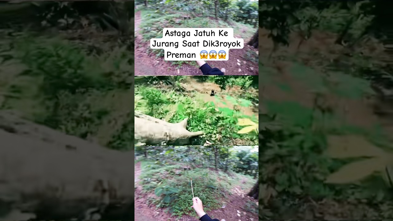 Astaga Jatuh Ke Jurang Saat Dik3royok Preman 😱 #motovlog #shorts #fyp #viralvideo