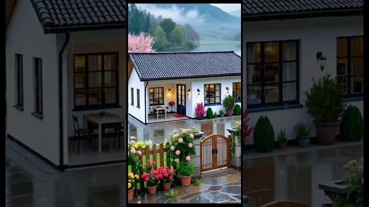 BEAUTIFUL SMALL HOUSE DESIGN 🏠 PEACEFUL HOUSE DESIGN 🏠 #smallhouse #beautifulhouse #housedesign
