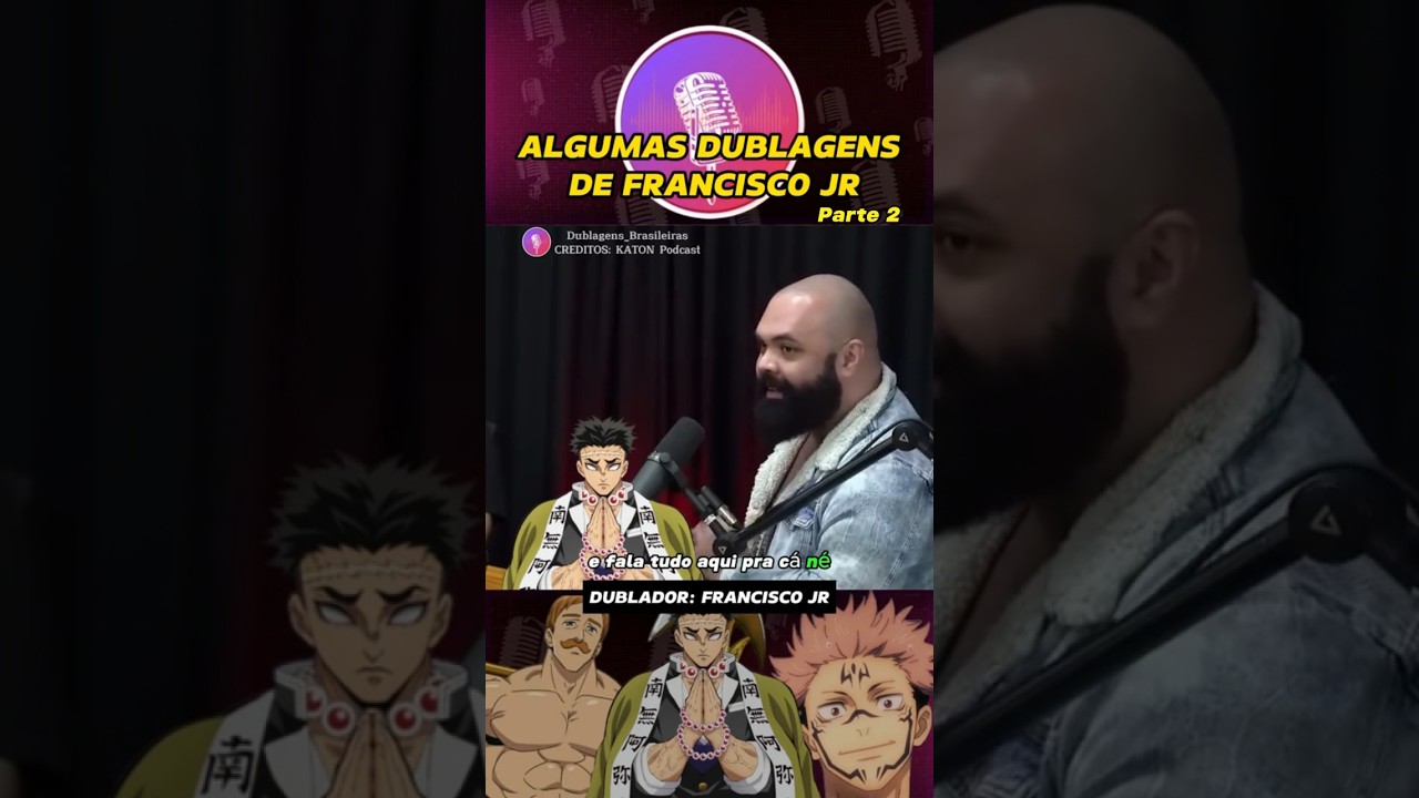Dublagens de Francisco Jr!#escanor#melhoresdublagens#dublagem#dublagembrasileira#dublador