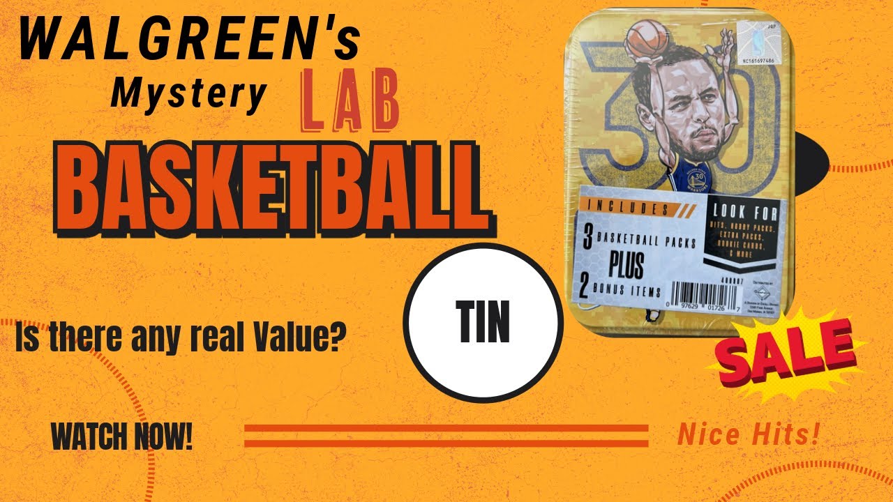 2024 NBA Labs Basketball Mystery Tin from Walgreens🏀| Can you get any HITS?