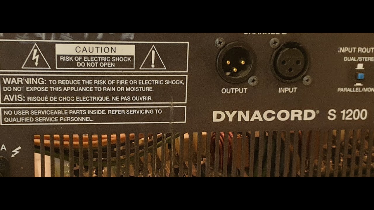 DYNACORD S 1200 repair
