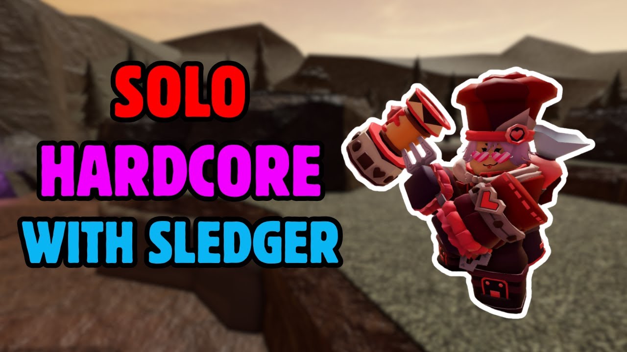 SOLO HARDCORE WITH SLEDGER | WORTH BUYING? | Roblox Tower Defense Simulator