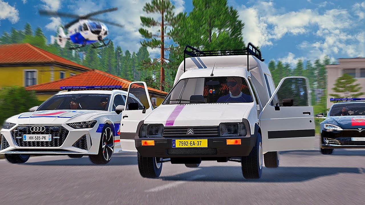 BRAQUAGE : J'AI CHOQUÉ LA POLICE EN CITROËN C15 | ARMA 3 RP