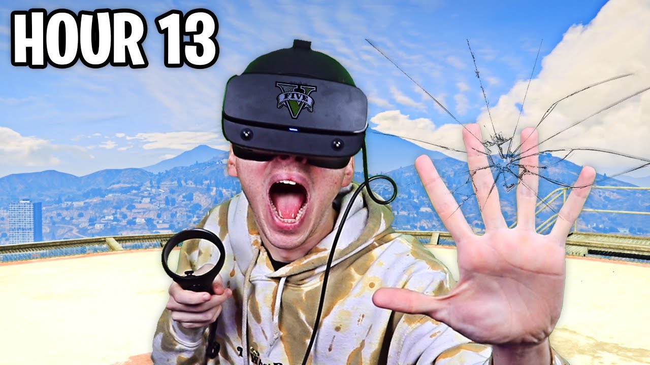 Living In GTA 5 VR For A Full Day! (MODS)