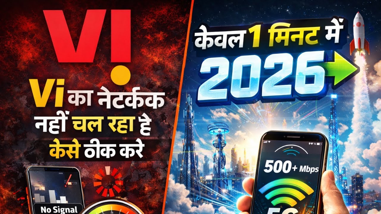Vi Internet Not Working | FIX | Vi Network Problem | Vi Network Problem Solution | Vodafone | Idea |