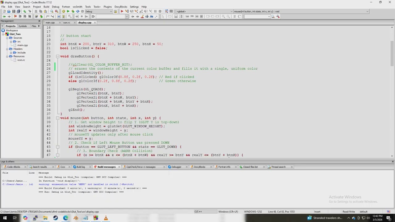 cpp OpenGL 1