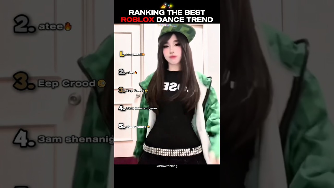 Ranking The Best ROBLOX Dance Trend😍✨