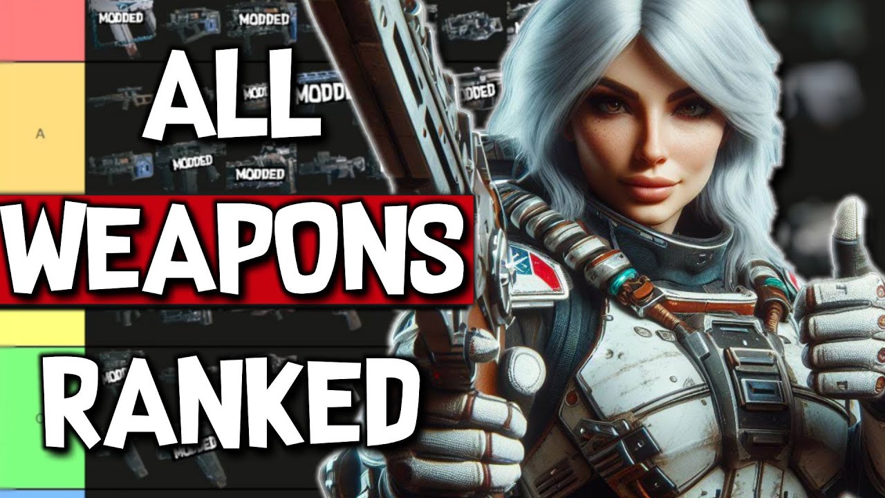 Ranking All Of Starfield's Weapons - Tier List