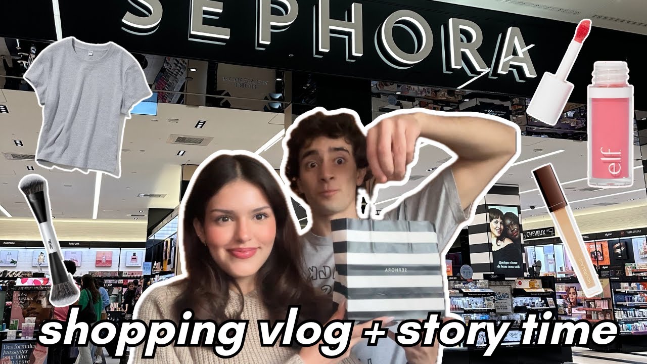comprando maquillaje en sephora + storytime | vlog de compras
