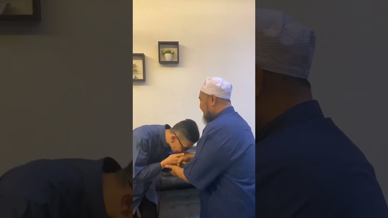 kunjungan kerumah Abi Amir (Juri Hafiz Indonesia), di sambut terharu oleh Abi Amir