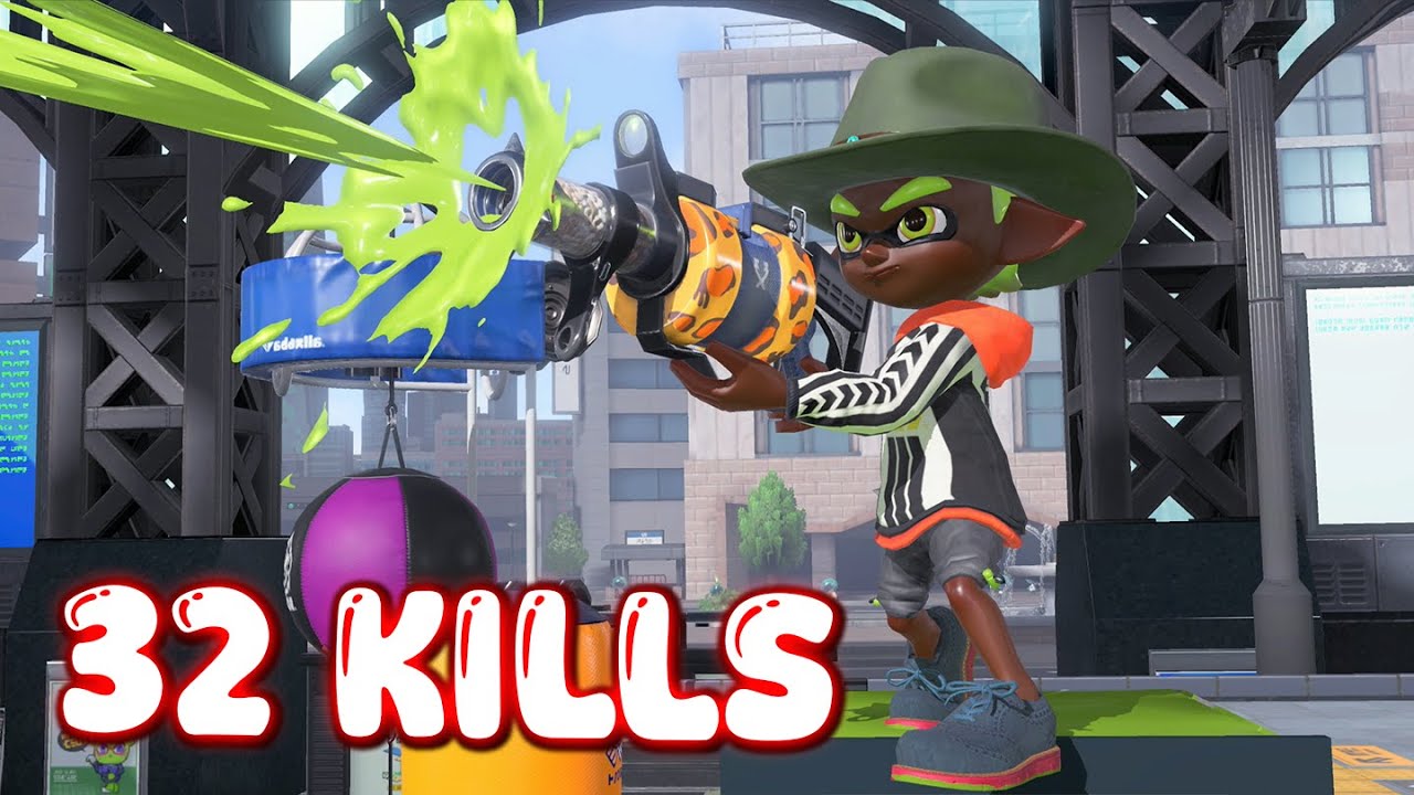 32 УБИЙСТВА НА CLAWZ 96 GAL В SPLATOON 3?