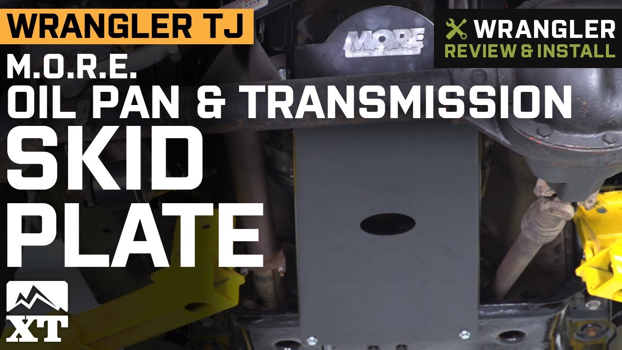 Jeep Wrangler TJ M.O.R.E. Oil Pan & Transmission Skid Plate (1997-2006) Review & Install