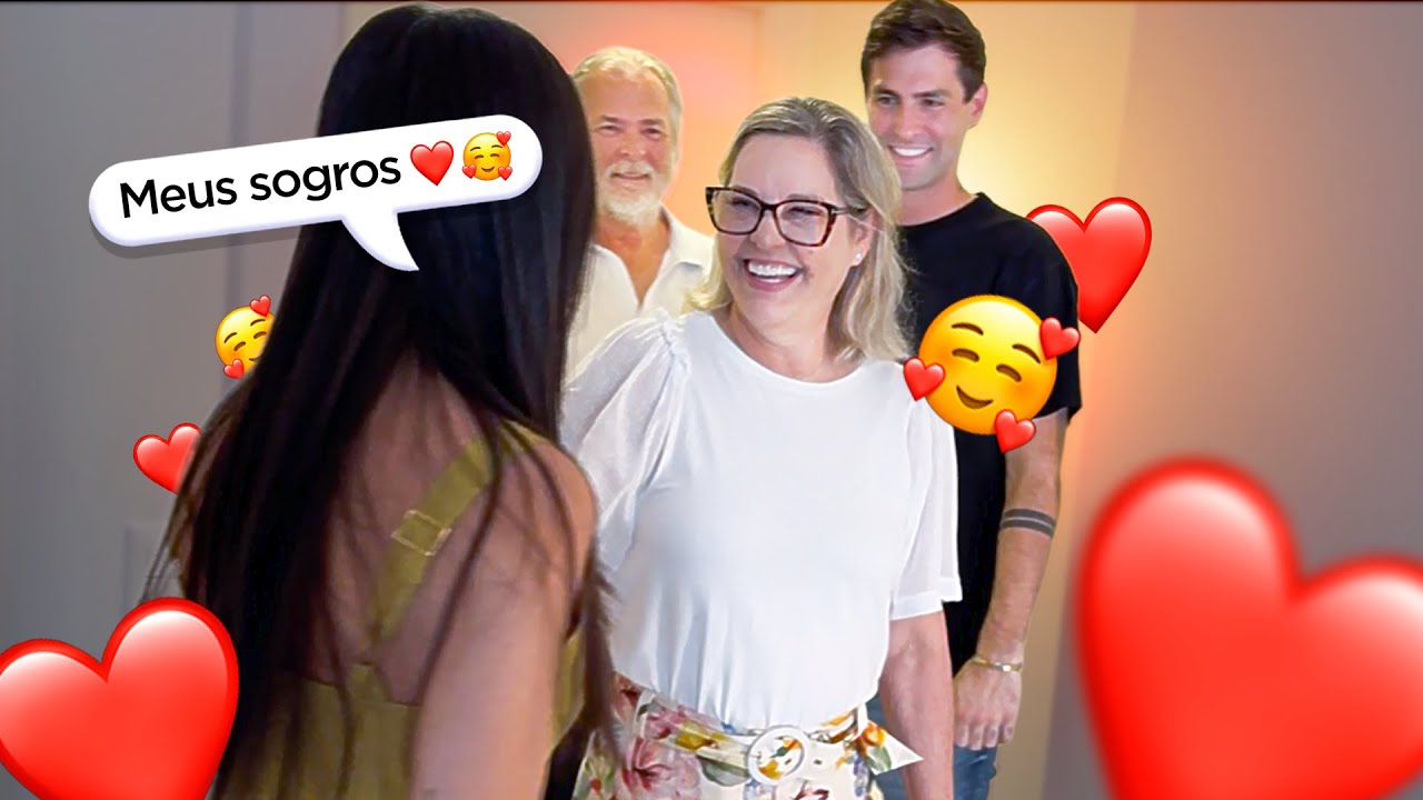 MEUS SOGROS VIERAM NOS VISITAR!