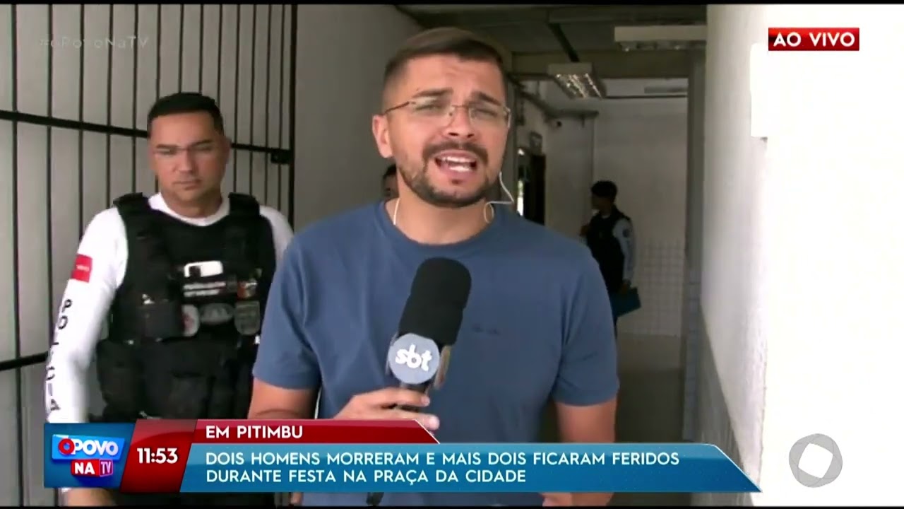 Dois homens morreram e mais dois ficaram feridos durante festa em Pitimbu - O Povo na TV